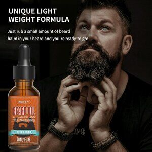 Beard Growth Oil for Men - Beard Conditioner Oil Rich in JOJOBA Oil